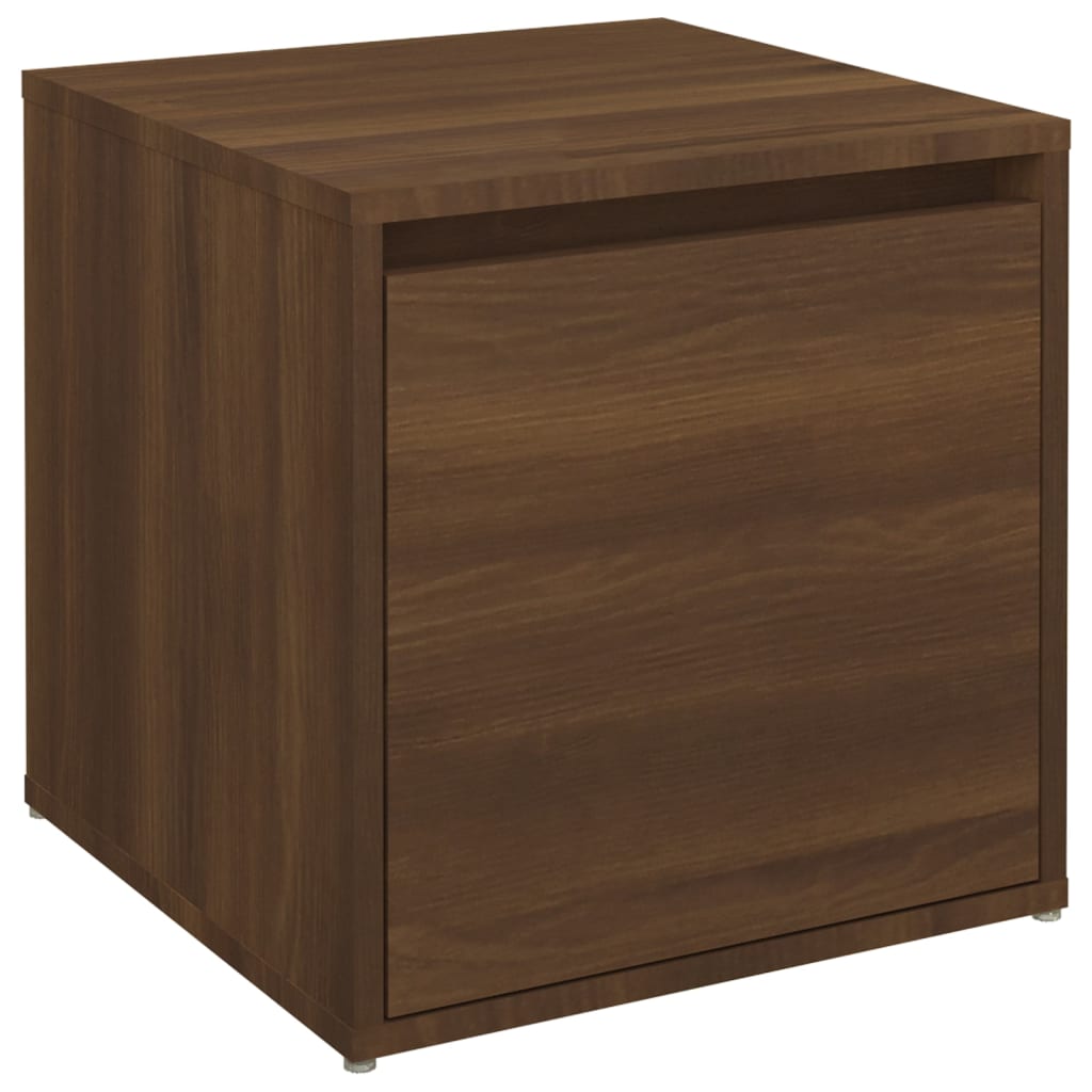 Tiroir boîte Chêne marron 40,5x40x40 cm Bois d'ingénierie Commodes vidaXL