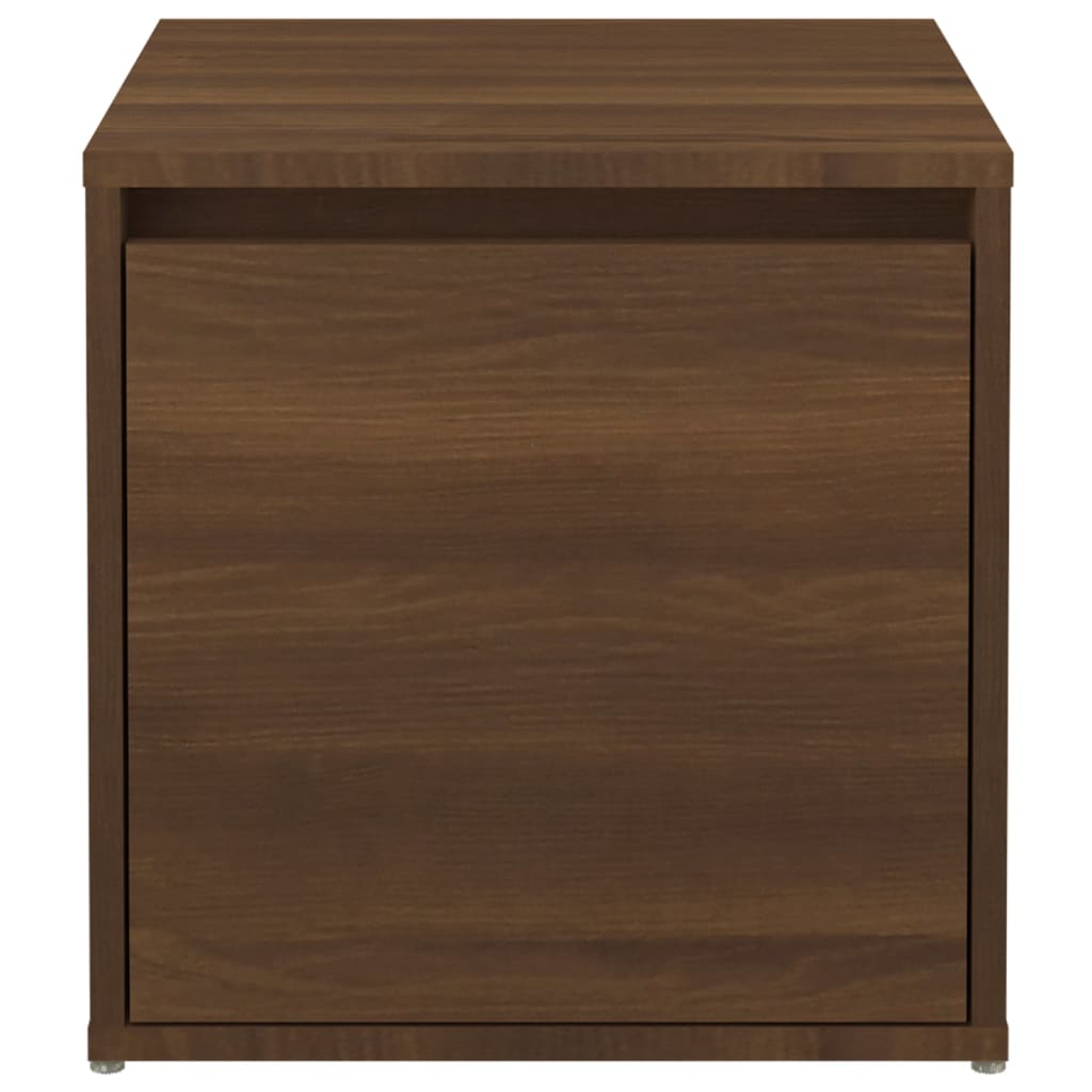 Tiroir boîte Chêne marron 40,5x40x40 cm Bois d'ingénierie Commodes vidaXL