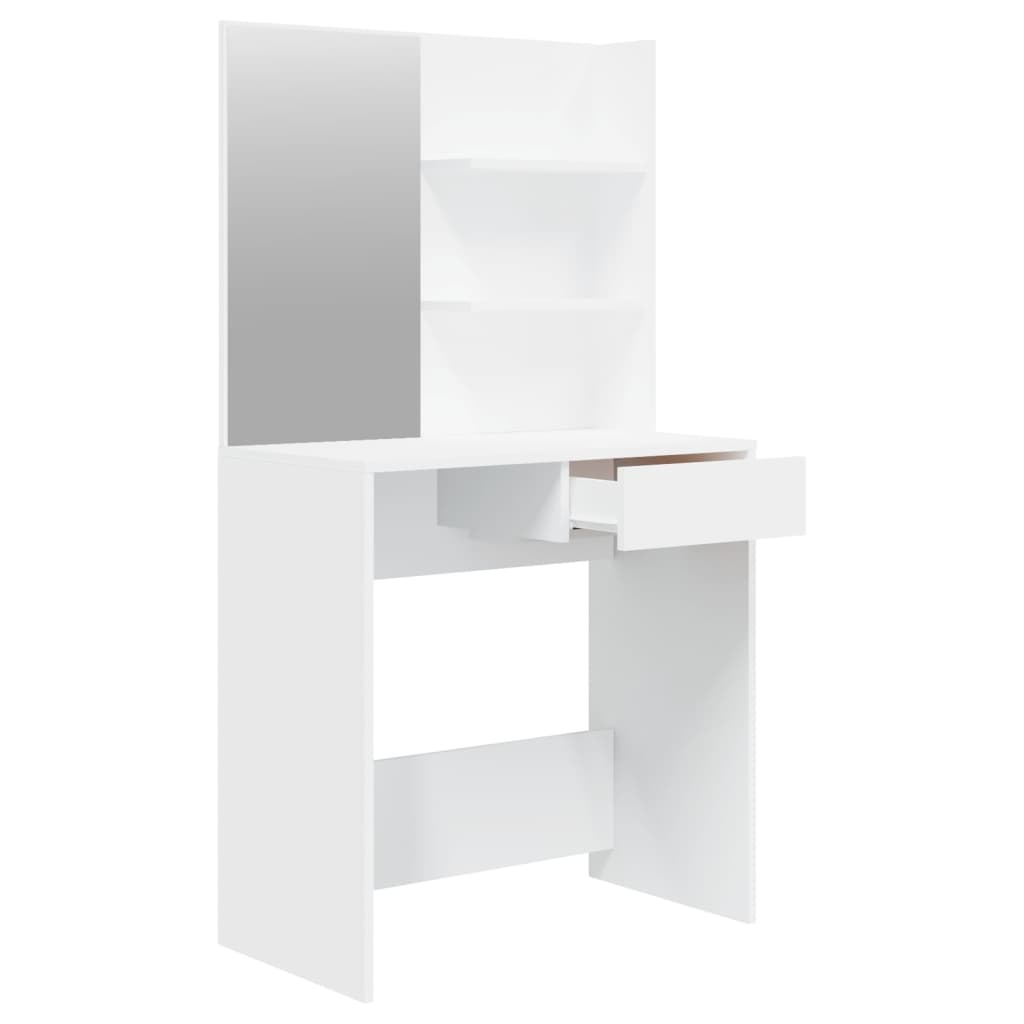 Ensemble de coiffeuse Blanc 74,5x40x141 cm Coiffeuses vidaXL   