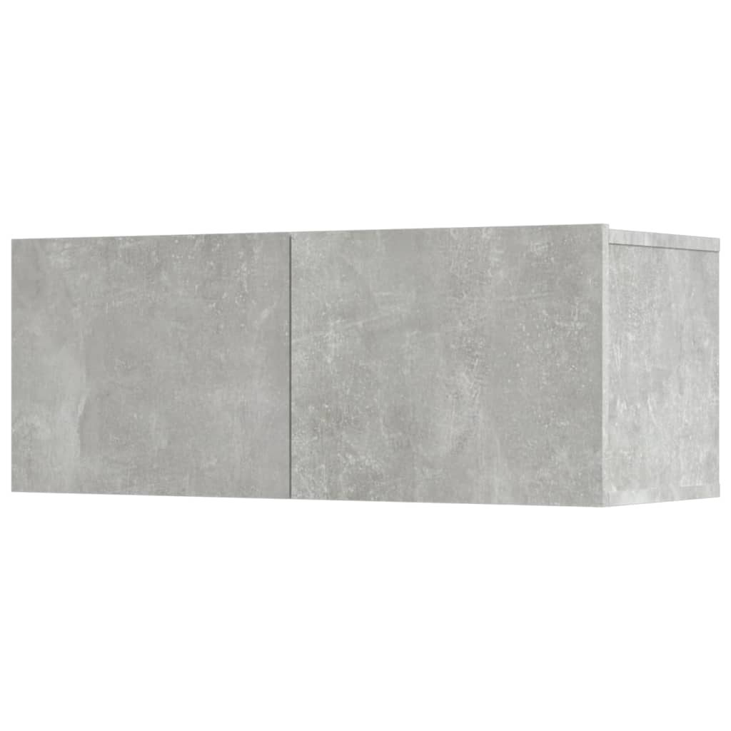 Ensemble de meubles TV 5 pcs Gris béton Bois d'ingénierie Meubles TV vidaXL