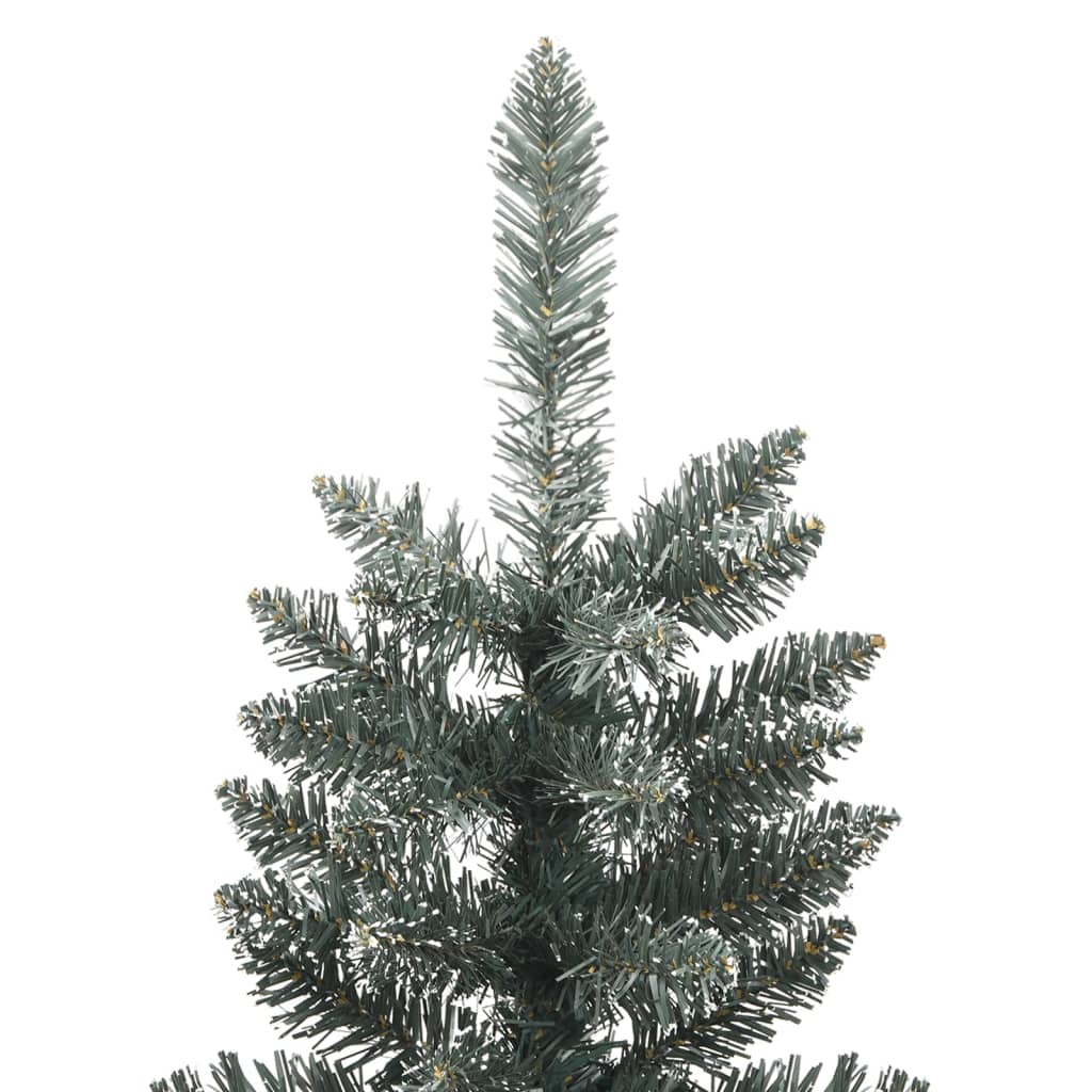 Sapin de Noël artificiel mince avec support Vert 180 cm PVC - Xios Store SNC