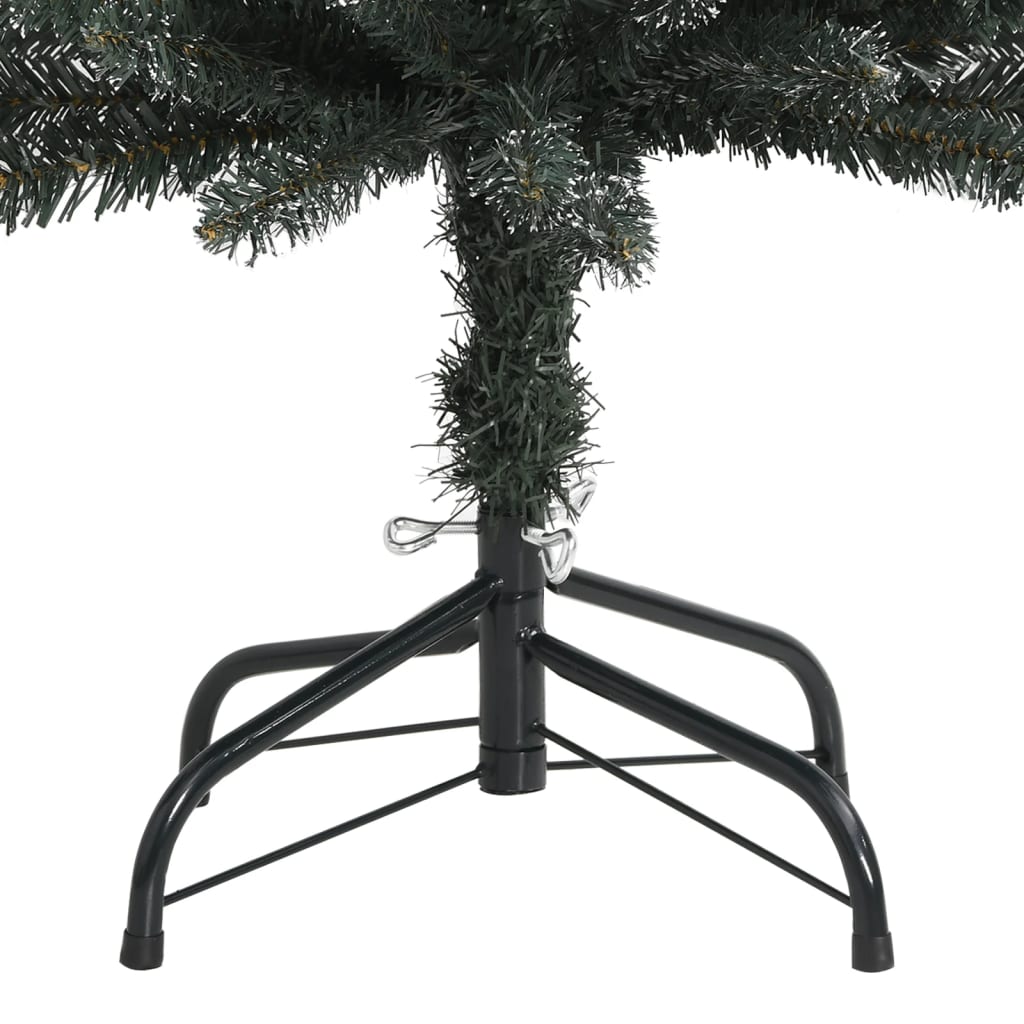 Sapin de Noël artificiel mince avec support Vert 180 cm PVC - Xios Store SNC