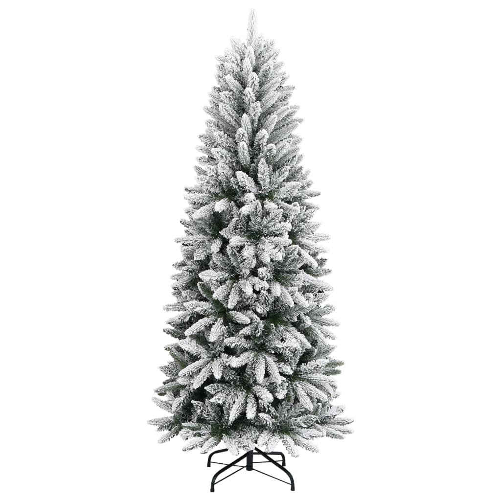 Sapin de Noël artificiel avec neige floquée 150 cm PVC et PE - Xios Store SNC