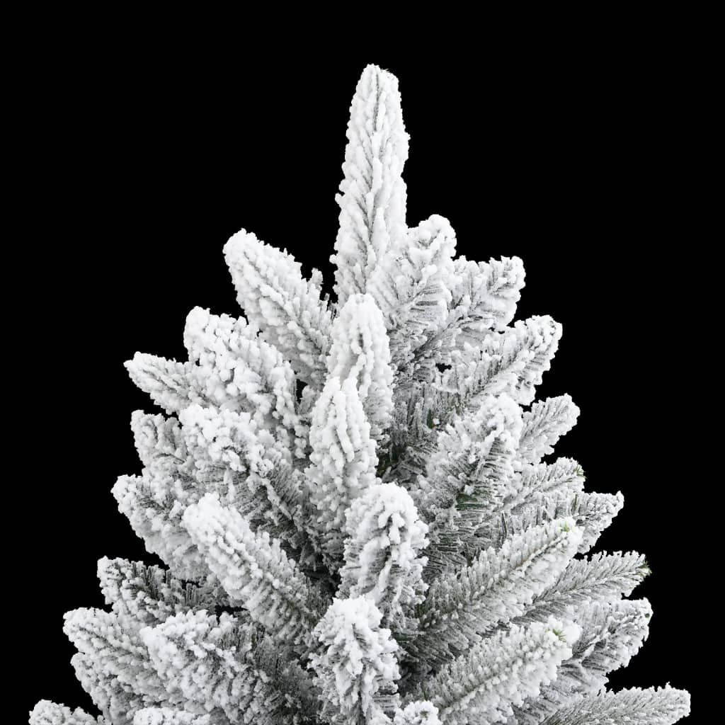 Sapin de Noël artificiel avec neige floquée 180 cm PVC et PE - Xios Store SNC