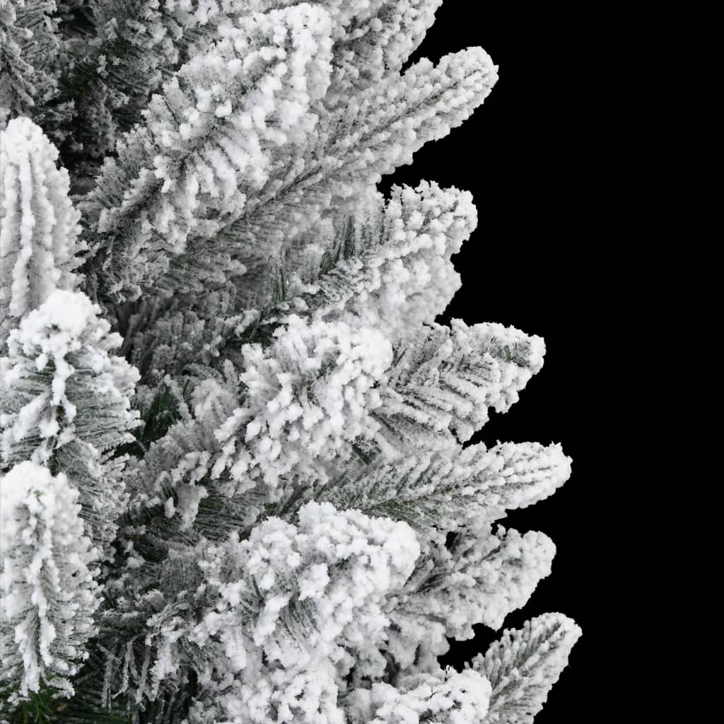 Sapin de Noël artificiel avec neige floquée 210 cm PVC et PE - Xios Store SNC