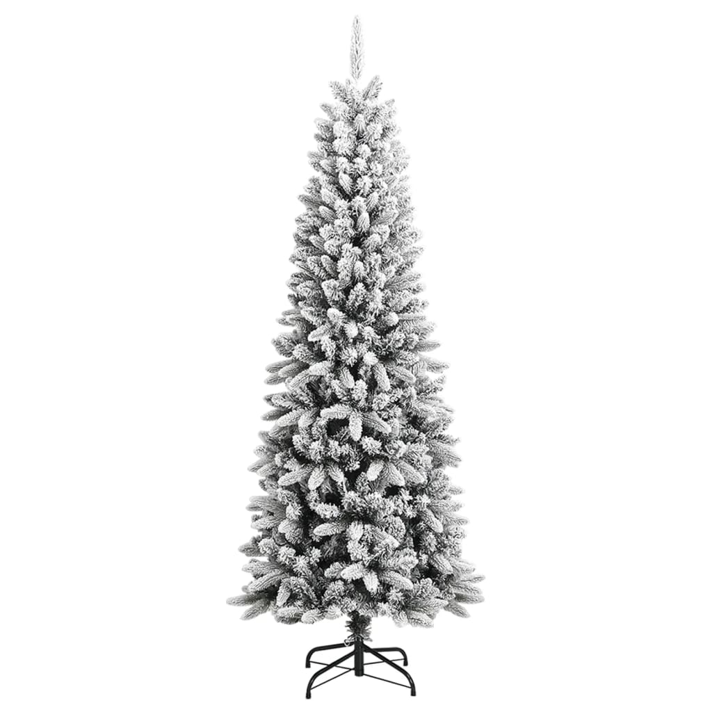 Sapin de Noël artificiel avec neige floquée 240 cm PVC et PE - Xios Store SNC