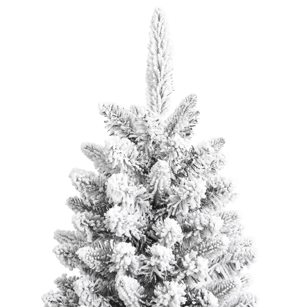 Sapin de Noël artificiel avec neige floquée 240 cm PVC et PE - Xios Store SNC