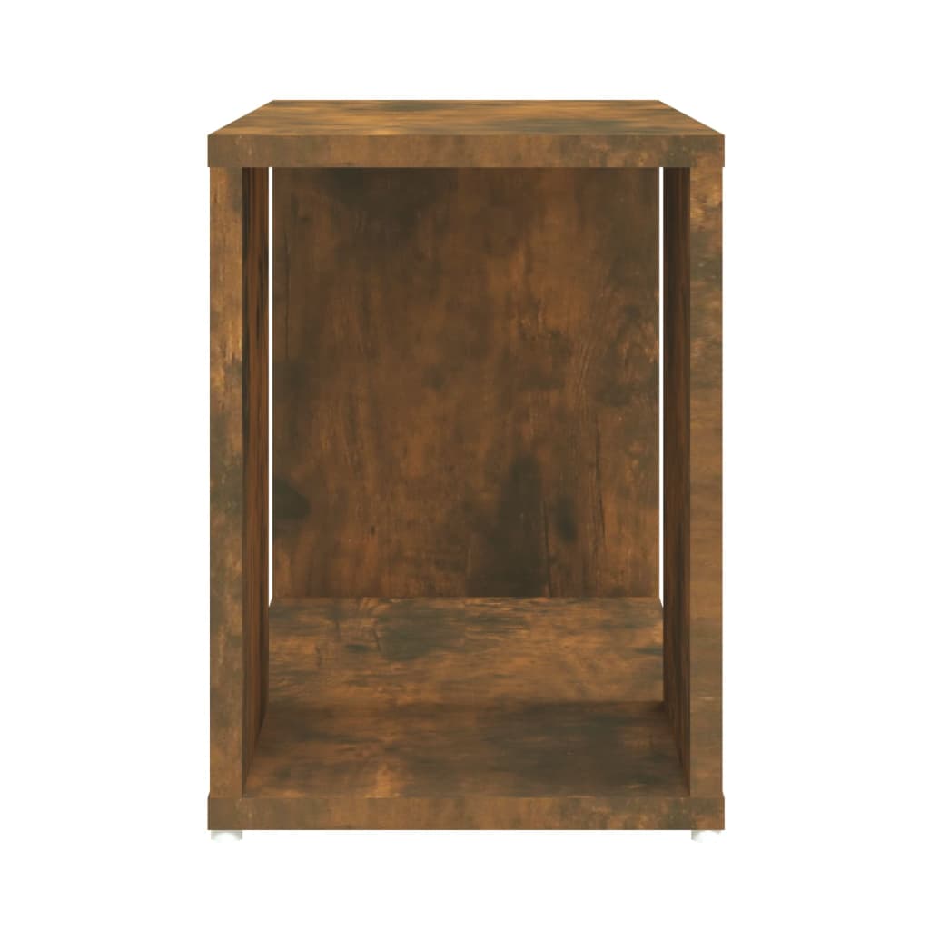 Meuble TV Chêne fumé 60x24x32 cm Bois d'ingénierie Meubles TV vidaXL   