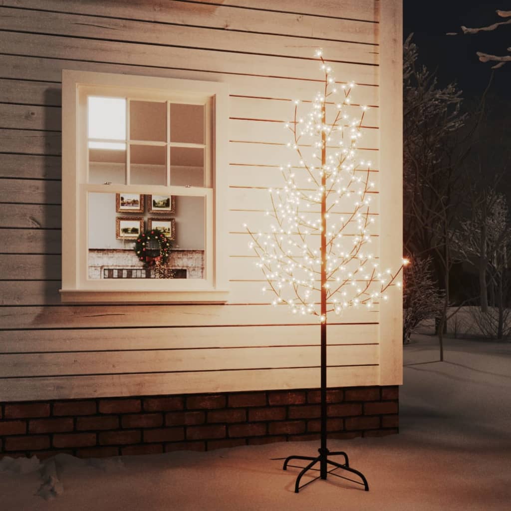 Arbre à LED fleur de cerisier 220 LED Blanc chaud 220 cm - Xios Store SNC