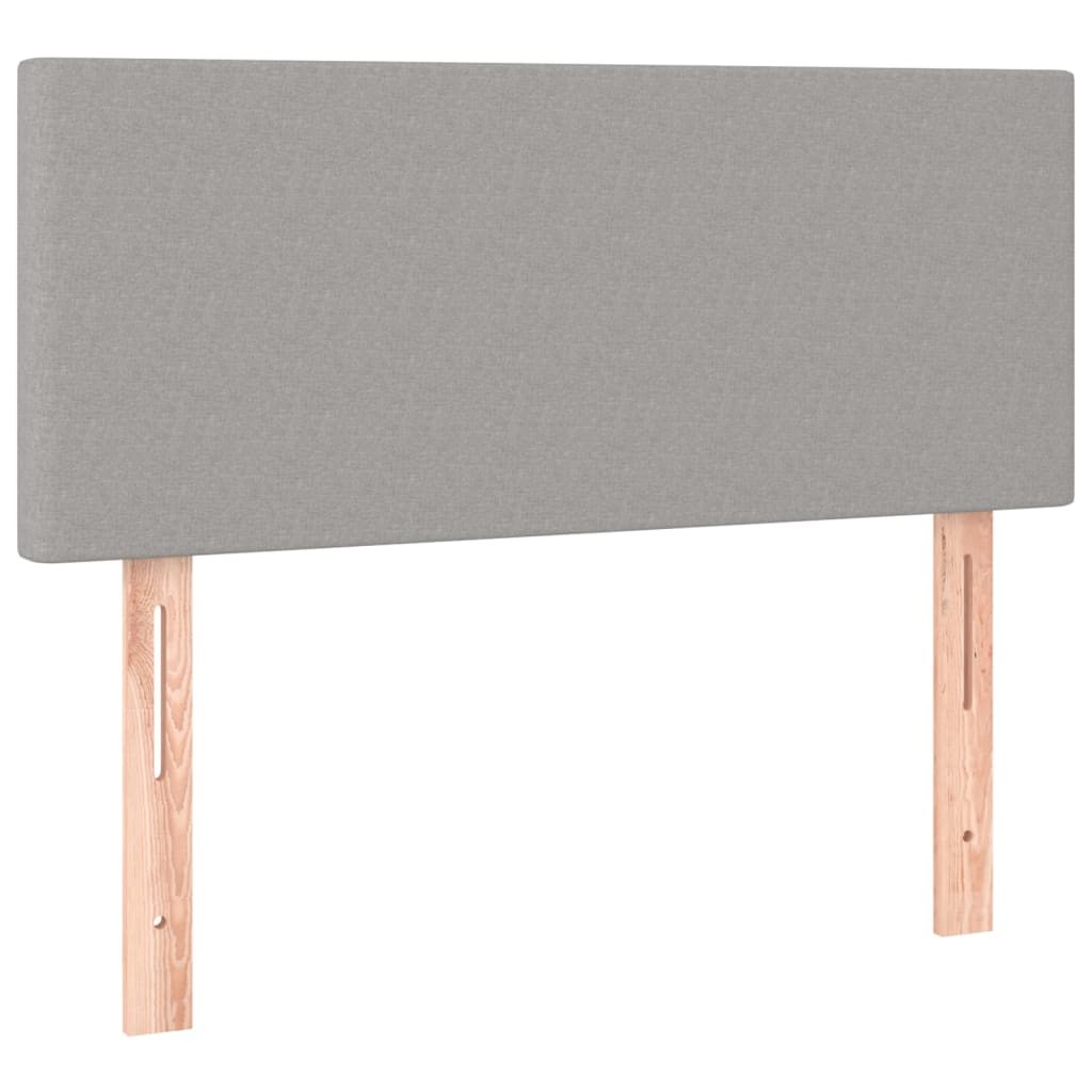 Tête de lit Gris clair 80x5x78/88 cm Tissu Têtes et pieds de lit vidaXL   