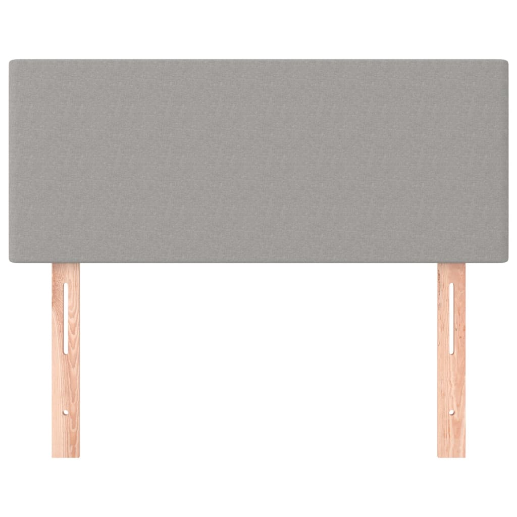 Tête de lit Gris clair 80x5x78/88 cm Tissu Têtes et pieds de lit vidaXL   