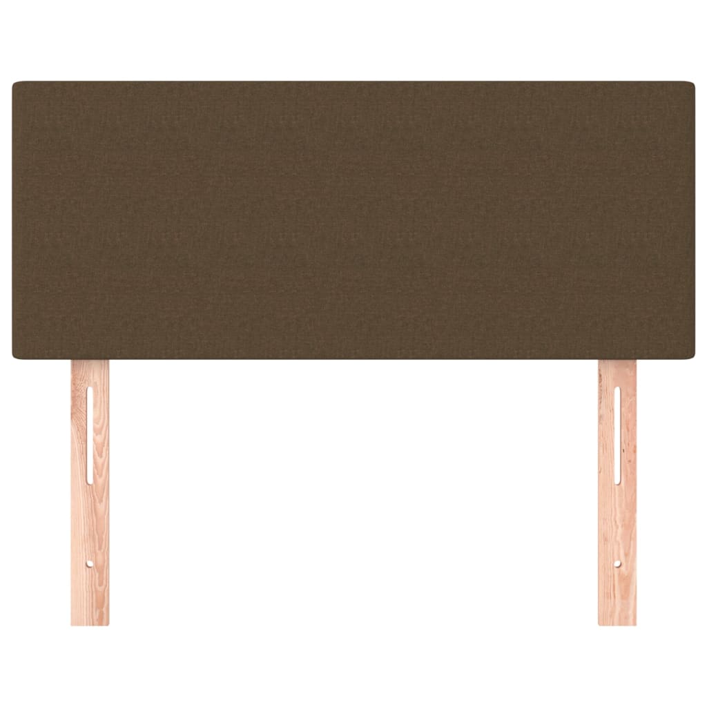 Image Tête de lit Marron Foncé 80x5x78/88 cm Tissu | Xios Store SNC vidaXL Xios Store SNC