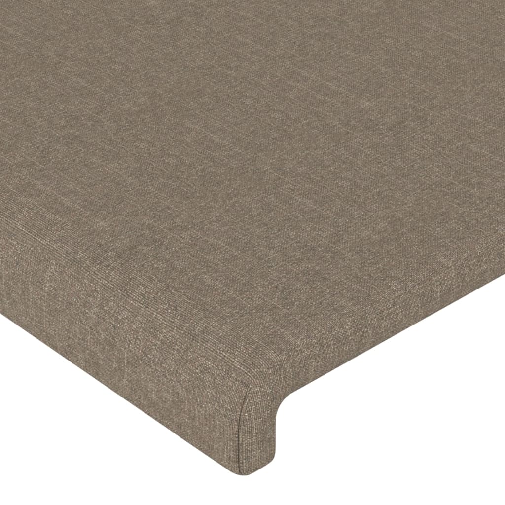 Tête de lit Taupe 80x5x78/88 cm Tissu Têtes et pieds de lit vidaXL   