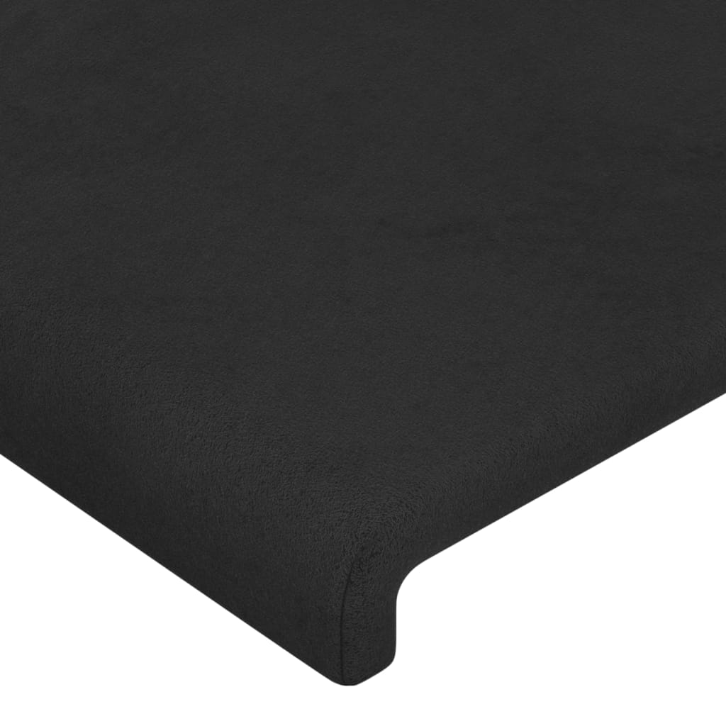 Tête de lit Noir 80x5x78/88 cm Velours Têtes et pieds de lit vidaXL   