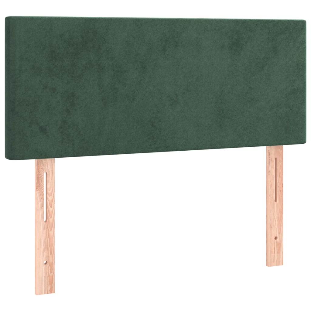 Tête de lit Vert foncé 80x5x78/88 cm Velours Têtes et pieds de lit vidaXL   