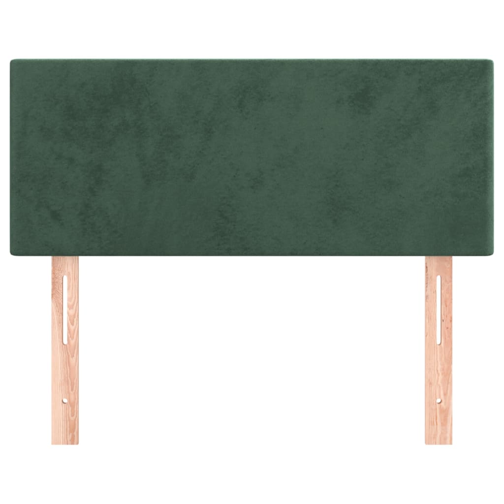 Tête de lit Vert foncé 80x5x78/88 cm Velours Têtes et pieds de lit vidaXL   