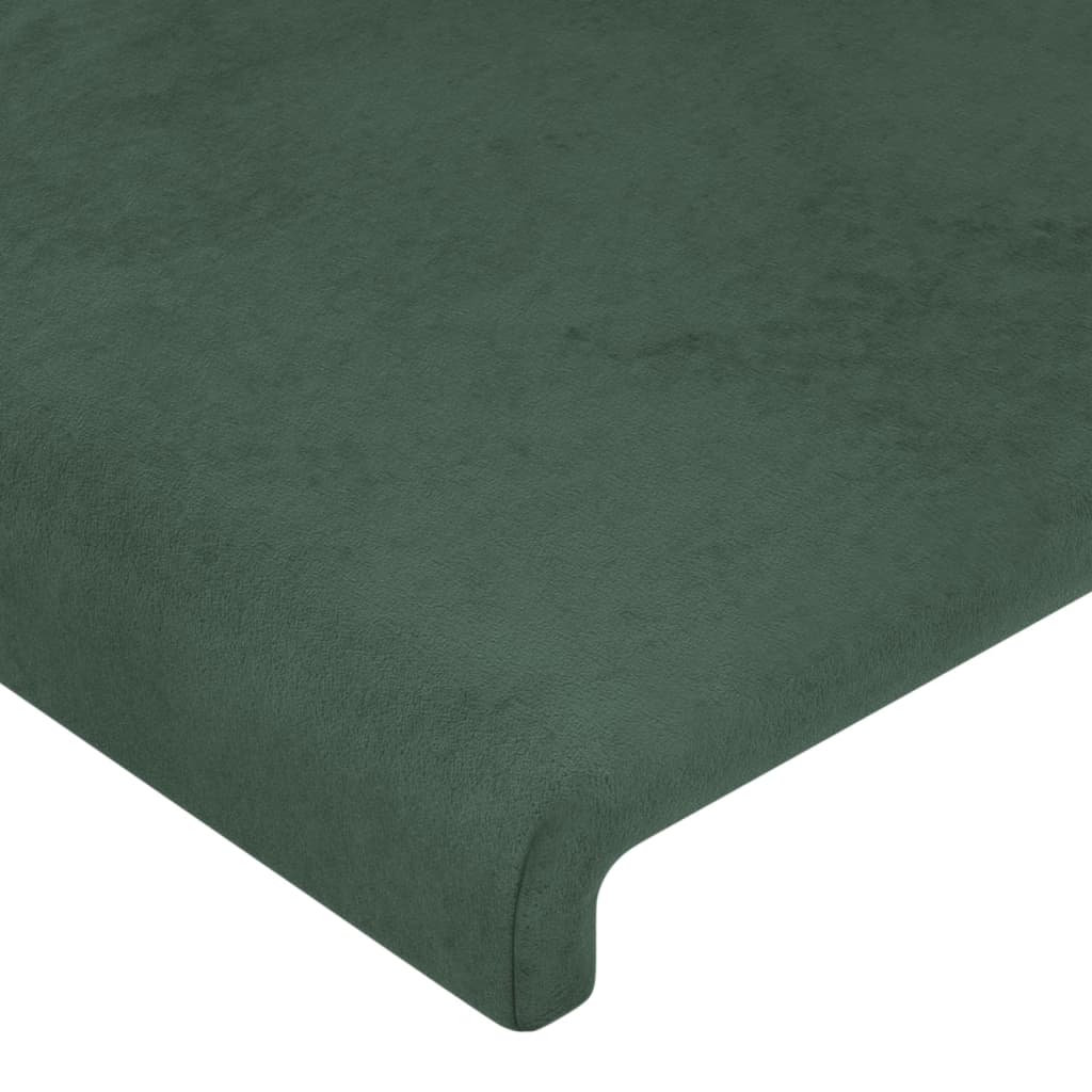 Tête de lit Vert foncé 80x5x78/88 cm Velours Têtes et pieds de lit vidaXL   