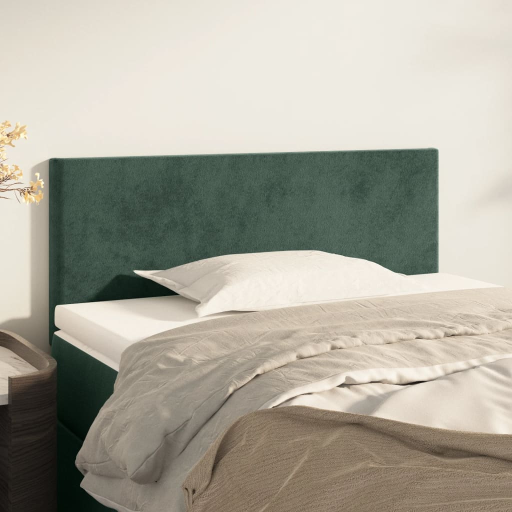 Tête de lit Vert foncé 80x5x78/88 cm Velours Têtes et pieds de lit vidaXL   