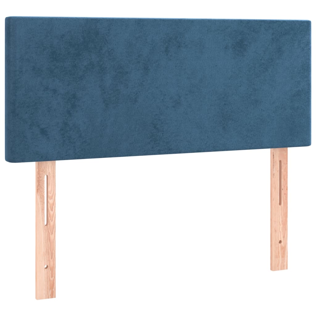 Tête de lit Bleu foncé 80x5x78/88 cm Velours Têtes et pieds de lit vidaXL   