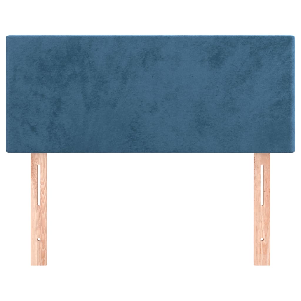 Tête de lit Bleu foncé 80x5x78/88 cm Velours Têtes et pieds de lit vidaXL   