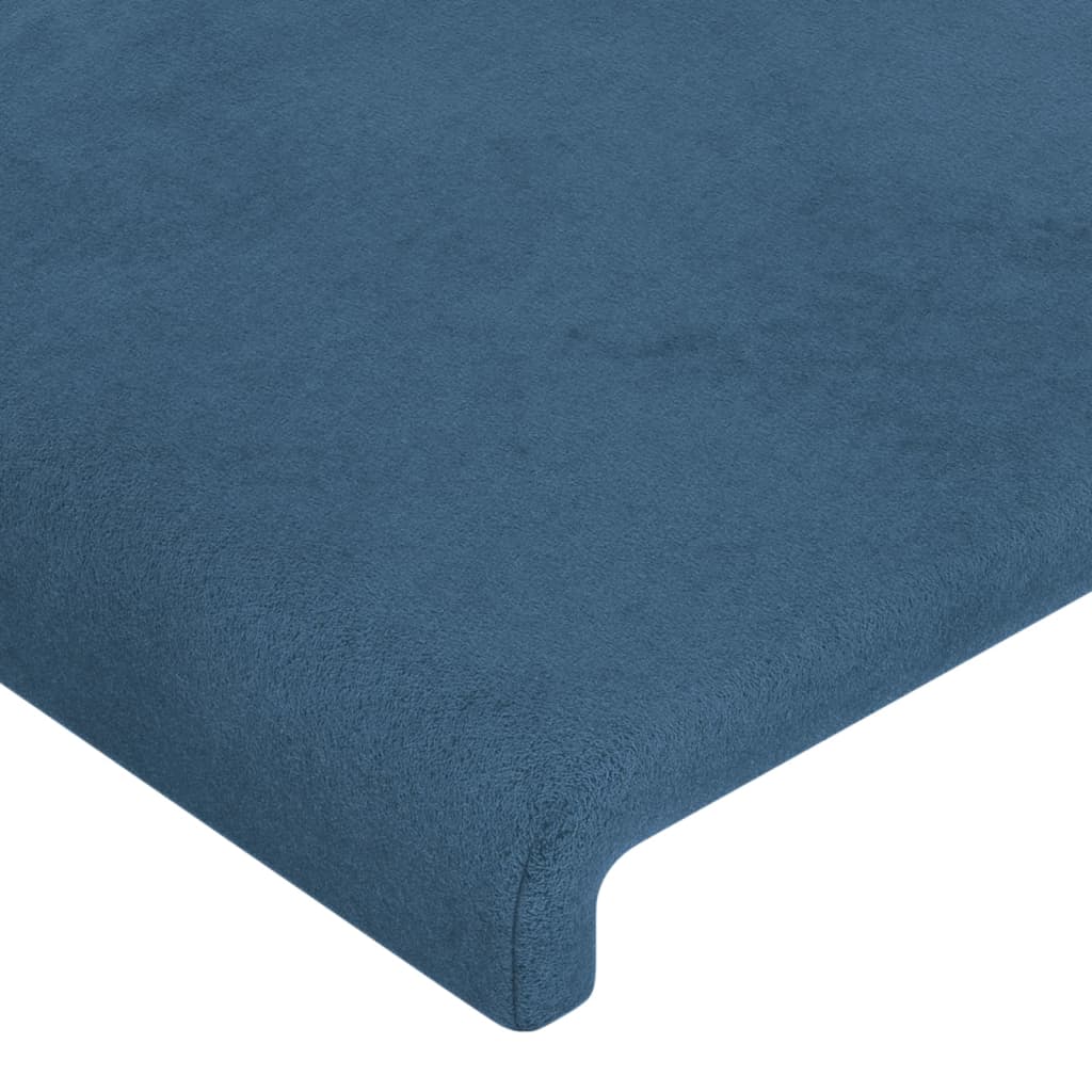 Tête de lit Bleu foncé 80x5x78/88 cm Velours Têtes et pieds de lit vidaXL   