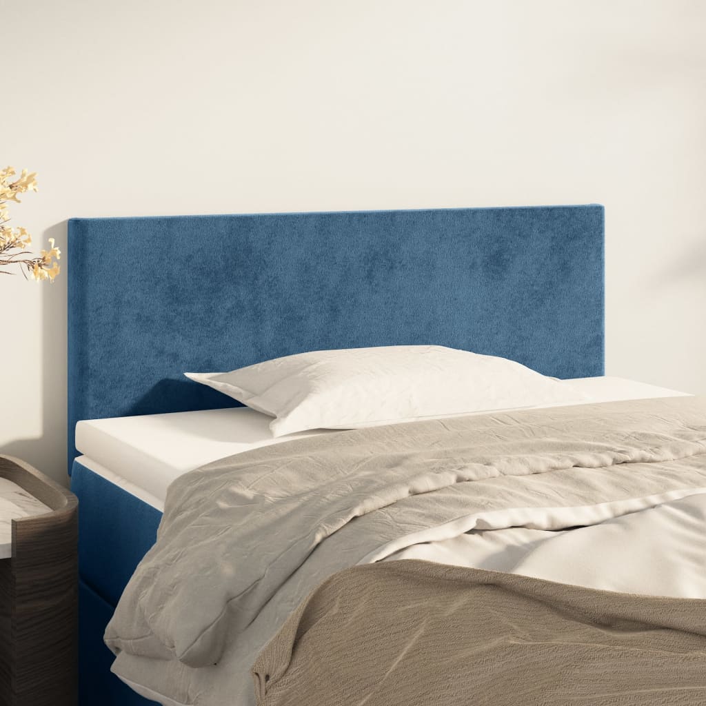 Tête de lit Bleu foncé 80x5x78/88 cm Velours Têtes et pieds de lit vidaXL   