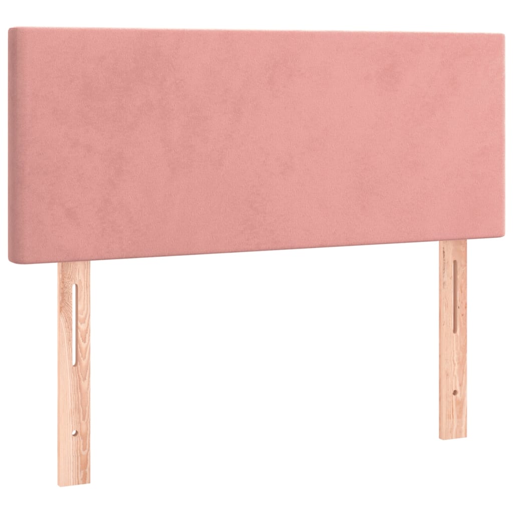 Tête de lit Rose 80x5x78/88 cm Velours Têtes et pieds de lit vidaXL   