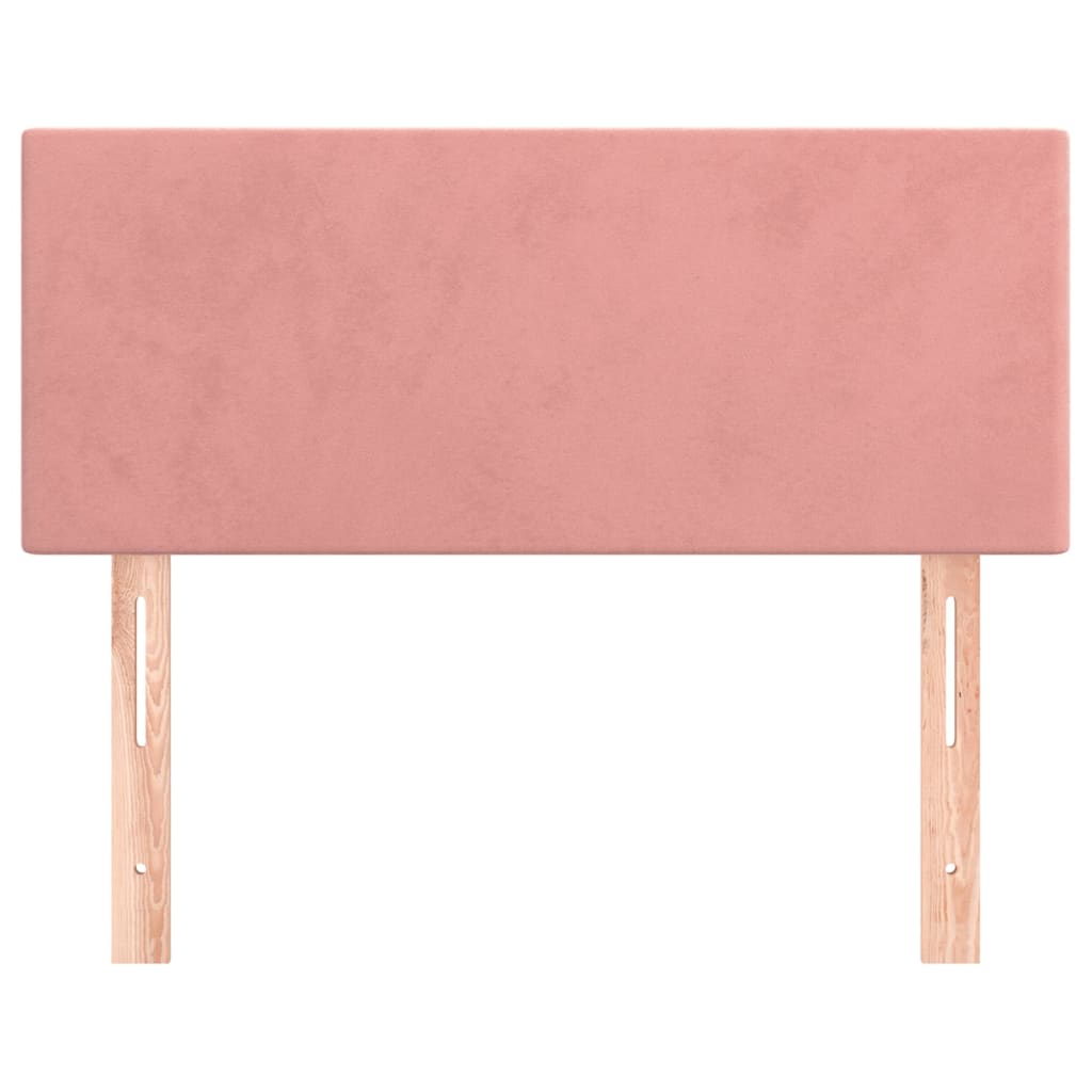 Tête de lit Rose 80x5x78/88 cm Velours Têtes et pieds de lit vidaXL   