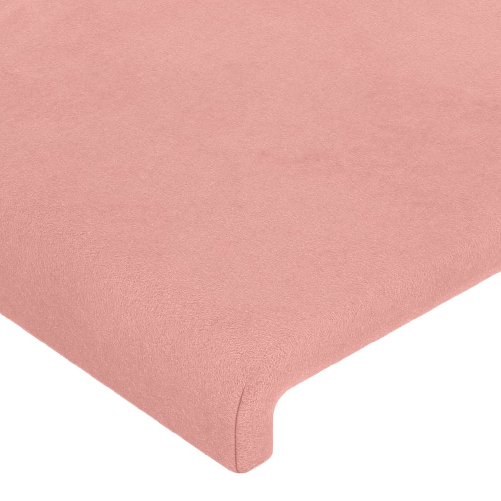 Tête de lit Rose 80x5x78/88 cm Velours Têtes et pieds de lit vidaXL   