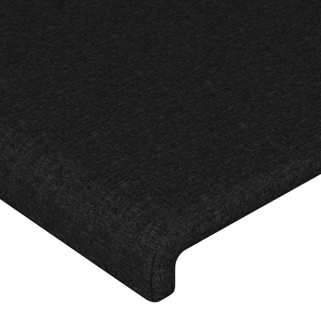 Tête de lit Noir 90x5x78/88 cm Tissu Têtes et pieds de lit vidaXL   