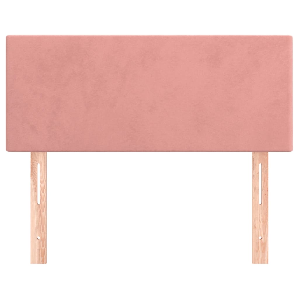 Tête de lit Rose 90x5x78/88 cm Velours Têtes et pieds de lit vidaXL   