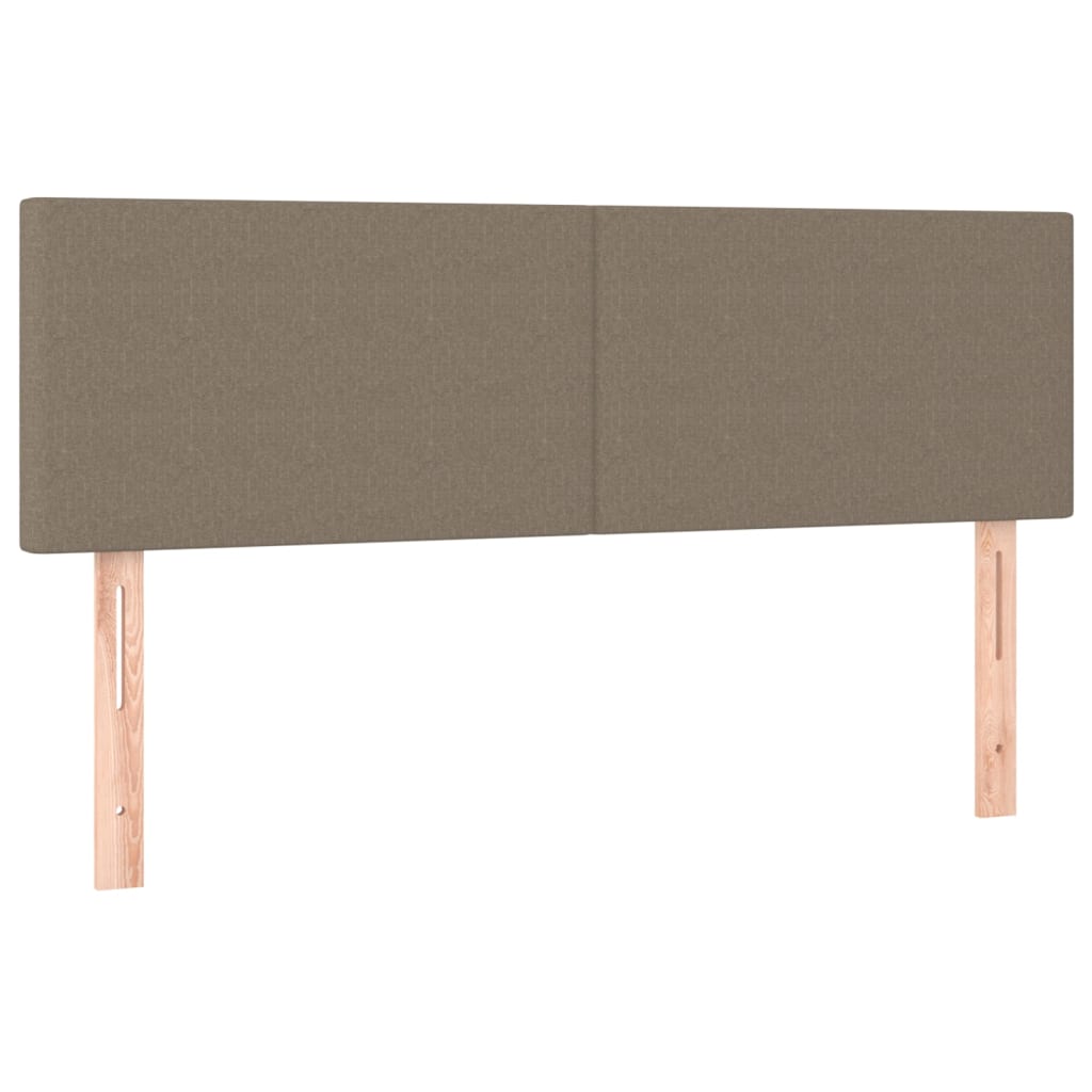 Têtes de lit 2 pcs Taupe 72x5x78/88 cm Tissu Têtes et pieds de lit vidaXL   