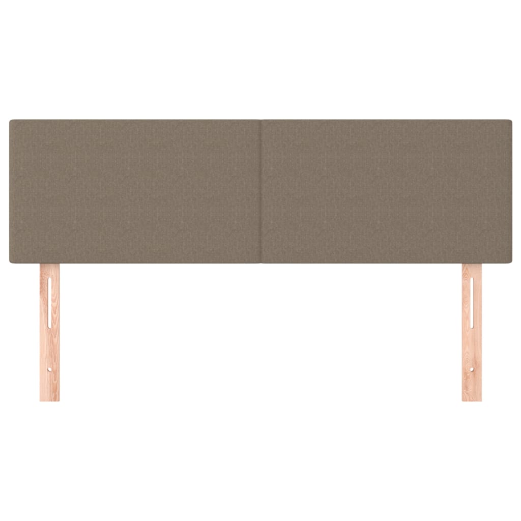 Têtes de lit 2 pcs Taupe 72x5x78/88 cm Tissu Têtes et pieds de lit vidaXL   