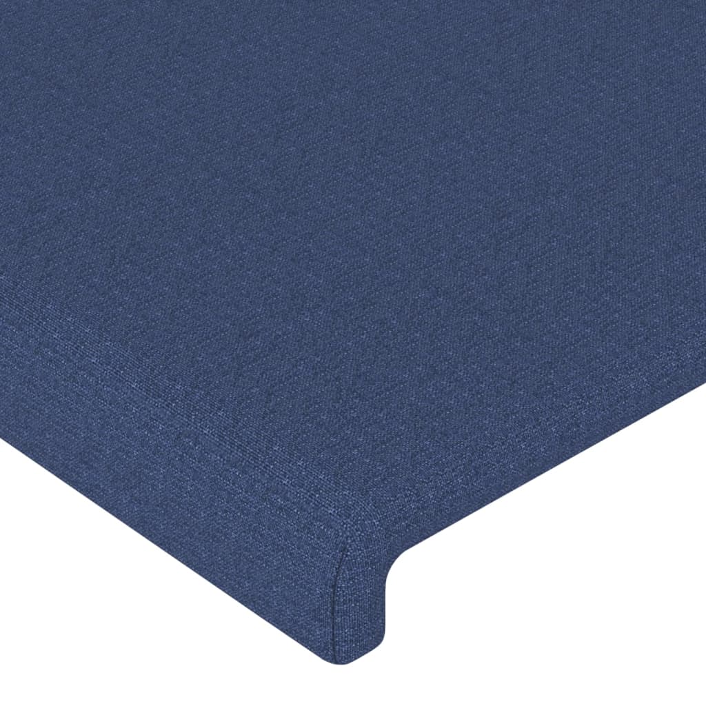 Têtes de lit 2 pcs Bleu 72x5x78/88 cm Tissu Têtes et pieds de lit vidaXL   