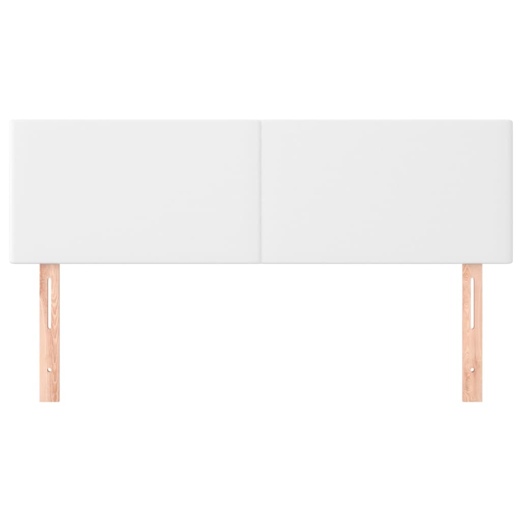 Têtes de lit 2 pcs Blanc 72x5x78/88 cm Similicuir Têtes et pieds de lit vidaXL   