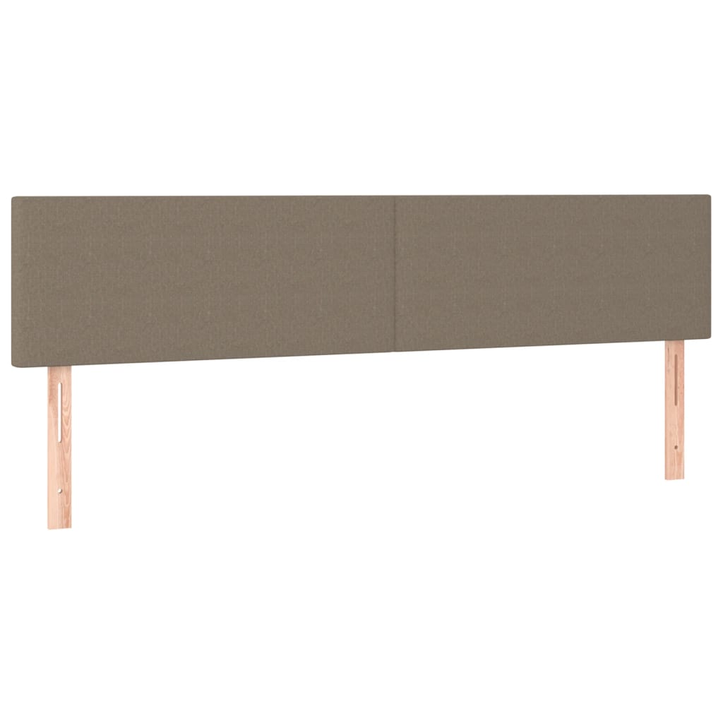 Têtes de lit 2 pcs Taupe 80x5x78/88 cm Tissu Têtes et pieds de lit vidaXL   