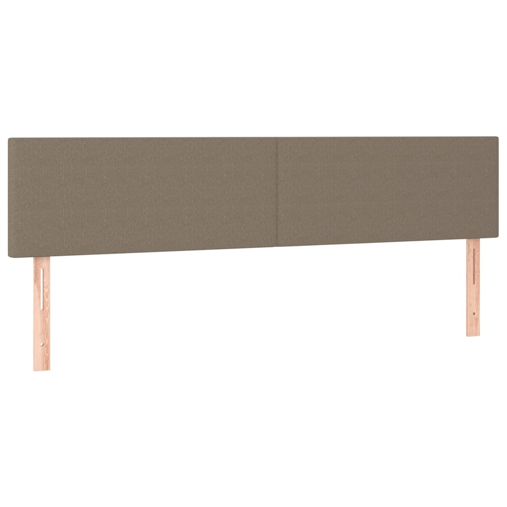 Têtes de lit 2 pcs Taupe 90x5x78/88 cm Tissu Têtes et pieds de lit vidaXL   