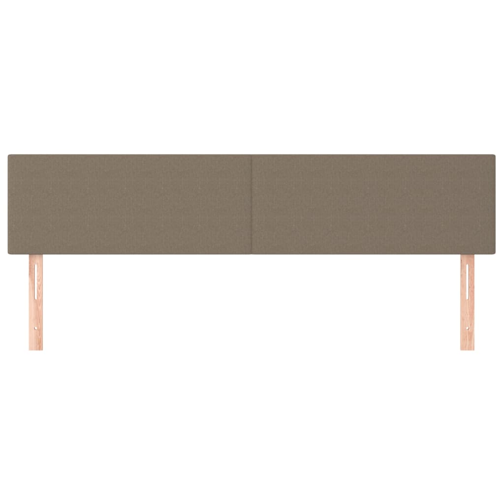 Têtes de lit 2 pcs Taupe 90x5x78/88 cm Tissu Têtes et pieds de lit vidaXL   