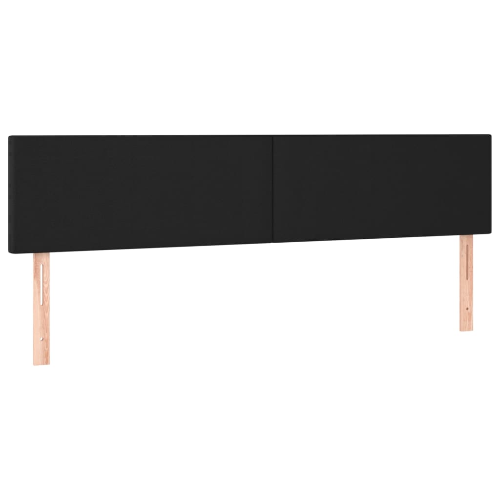 Têtes de lit 2 pcs Noir 90x5x78/88 cm Similicuir Têtes et pieds de lit vidaXL   