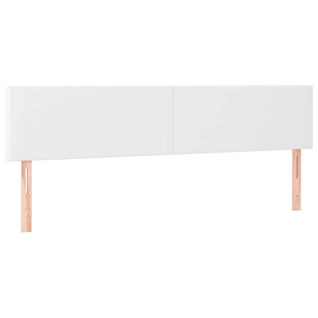 Têtes de lit 2 pcs Blanc 90x5x78/88 cm Similicuir Têtes et pieds de lit vidaXL   