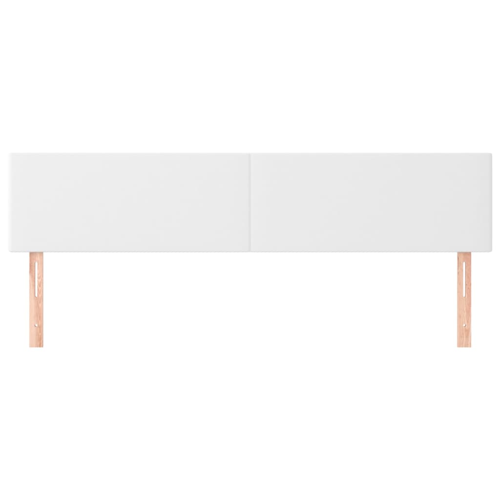 Têtes de lit 2 pcs Blanc 90x5x78/88 cm Similicuir Têtes et pieds de lit vidaXL   