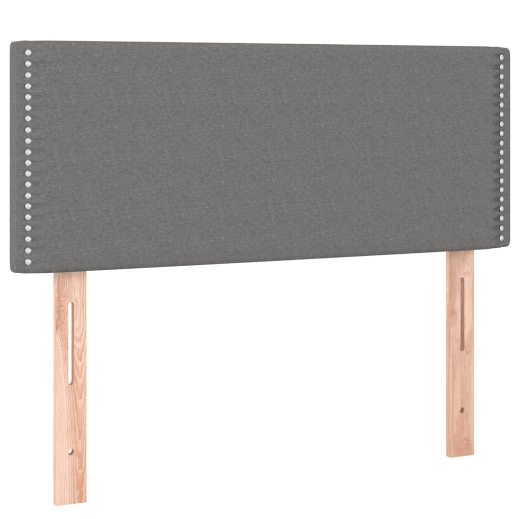 Tête de lit Gris foncé 80x5x78/88 cm Tissu Têtes et pieds de lit vidaXL   