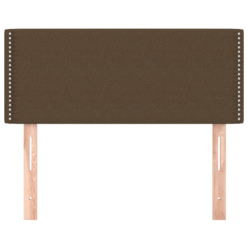 Tête de lit Marron Foncé 80x5x78/88 cm Tissu Têtes et pieds de lit vidaXL   