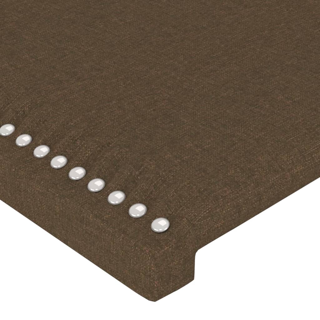 Tête de lit Marron Foncé 80x5x78/88 cm Tissu Têtes et pieds de lit vidaXL   