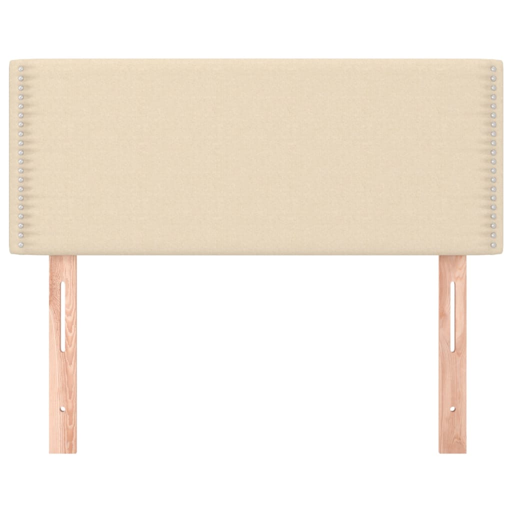 Tête de lit Crème 80x5x78/88 cm Tissu Têtes et pieds de lit vidaXL   