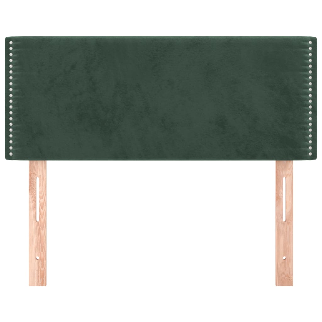 Tête de lit Vert foncé 80x5x78/88 cm Velours Têtes et pieds de lit vidaXL   