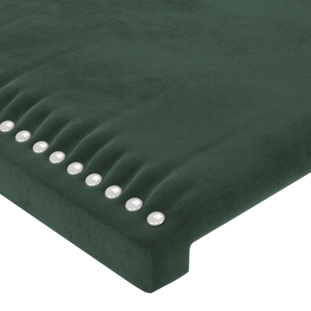 Tête de lit Vert foncé 80x5x78/88 cm Velours Têtes et pieds de lit vidaXL   