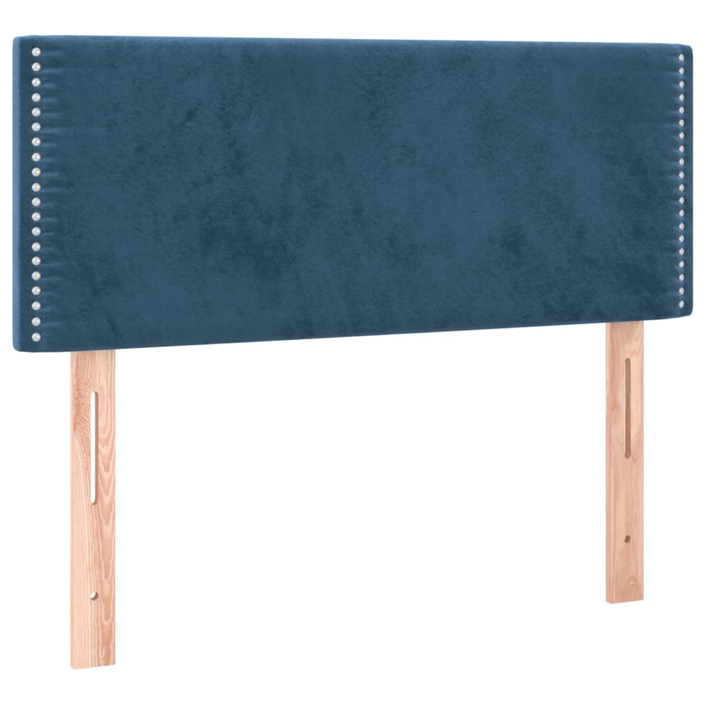 Tête de lit Bleu foncé 80x5x78/88 cm Velours Têtes et pieds de lit vidaXL   