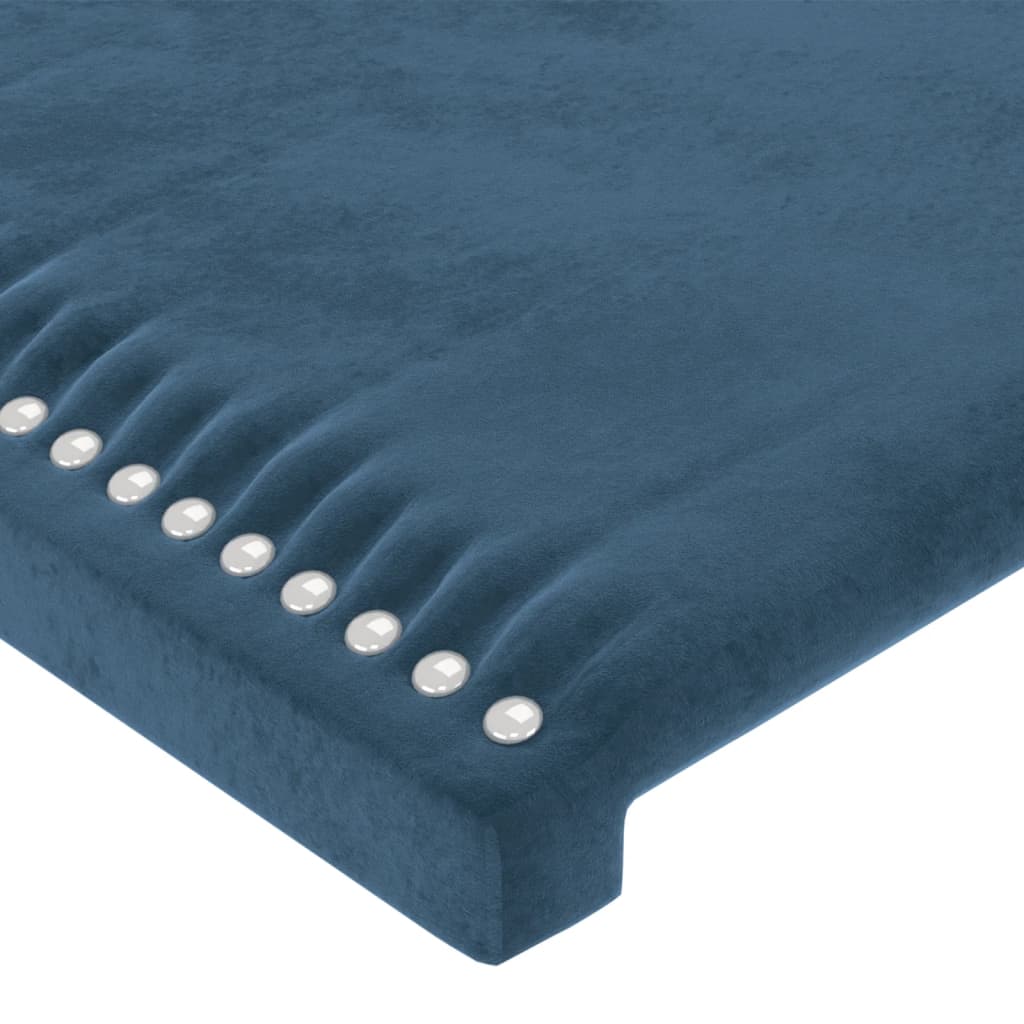 Tête de lit Bleu foncé 80x5x78/88 cm Velours Têtes et pieds de lit vidaXL   