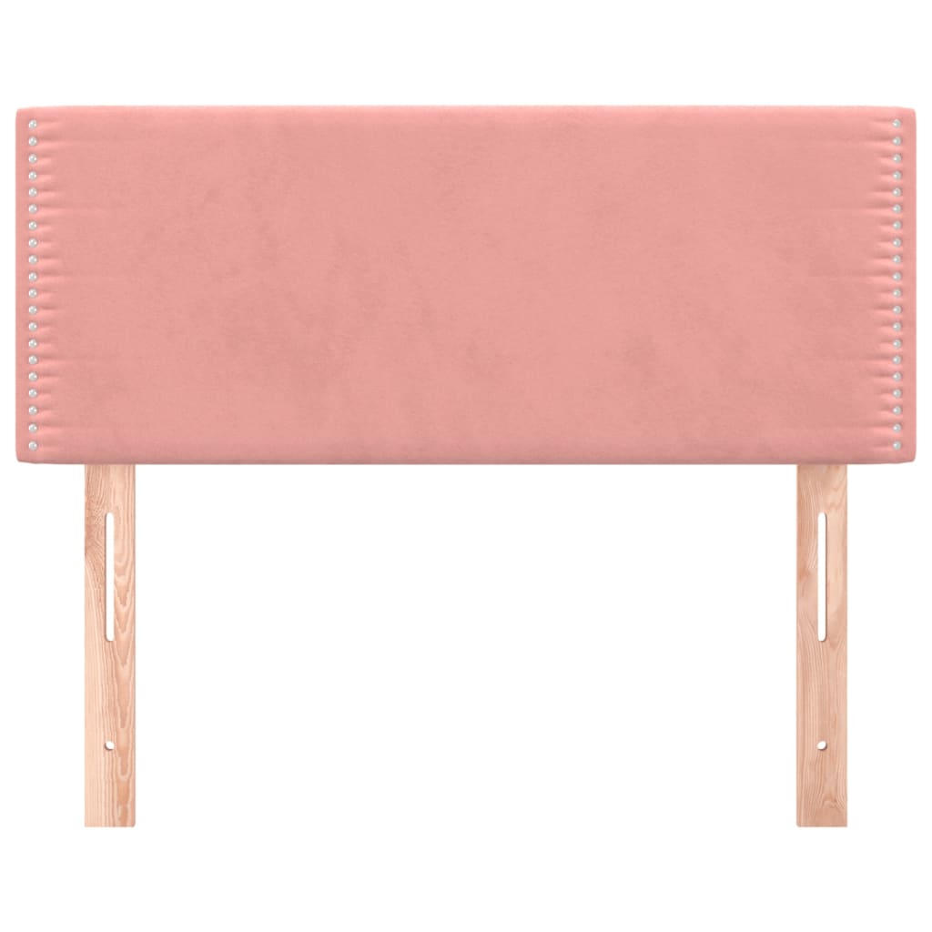 Tête de lit Rose 80x5x78/88 cm Velours Têtes et pieds de lit vidaXL   